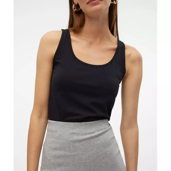 Vero Moda VMLULU lång linne dam, Black, large image number 4