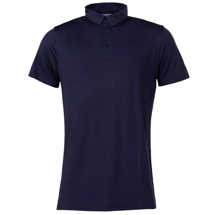 NewTurn Active Stretch polo T-shirt Slim, Navy, large image number 0