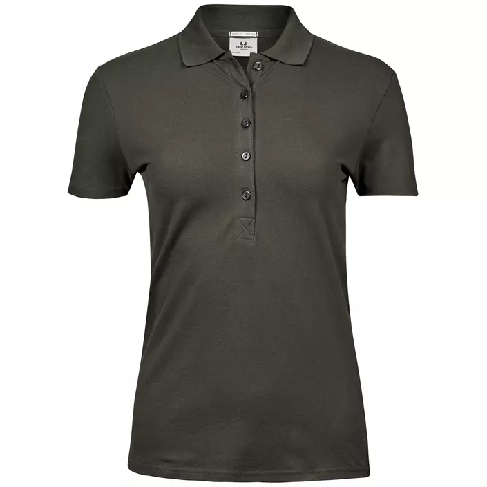 Tee Jays Luxury Stretch dame polo T-shirt, Deep Green, large image number 0