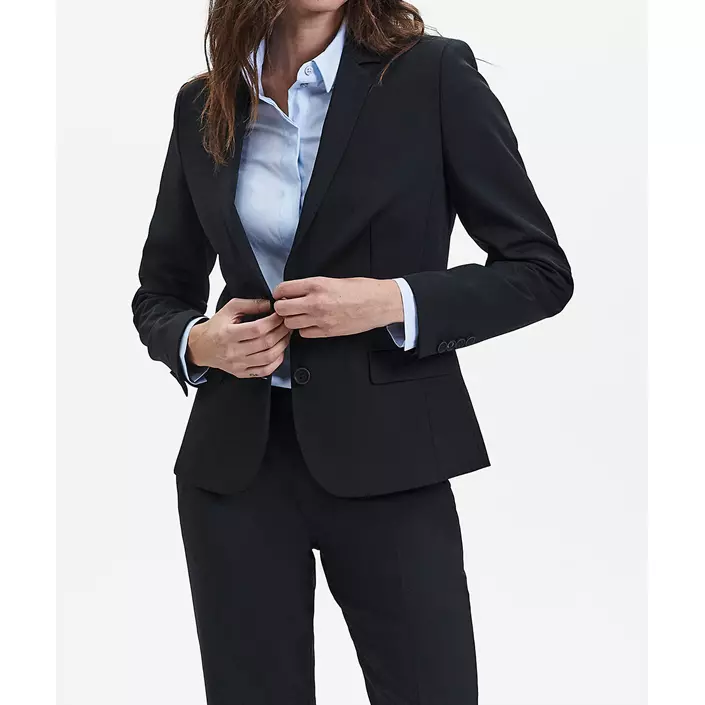 Sunwill Traveller Bistretch Modern fit women's blazer, Black, large image number 1