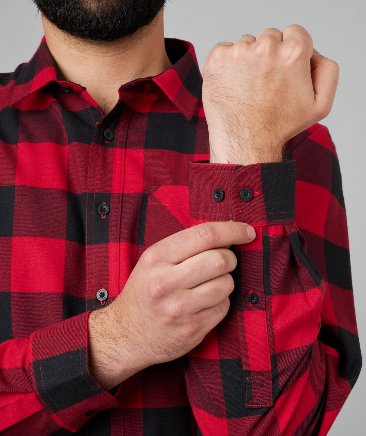 Seeland Toronto skjorte, Red Check, large image number 2