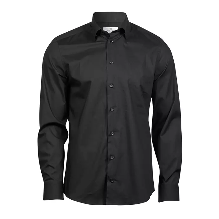 Tee Jays Luxury stretch skjorte, Sort, large image number 0