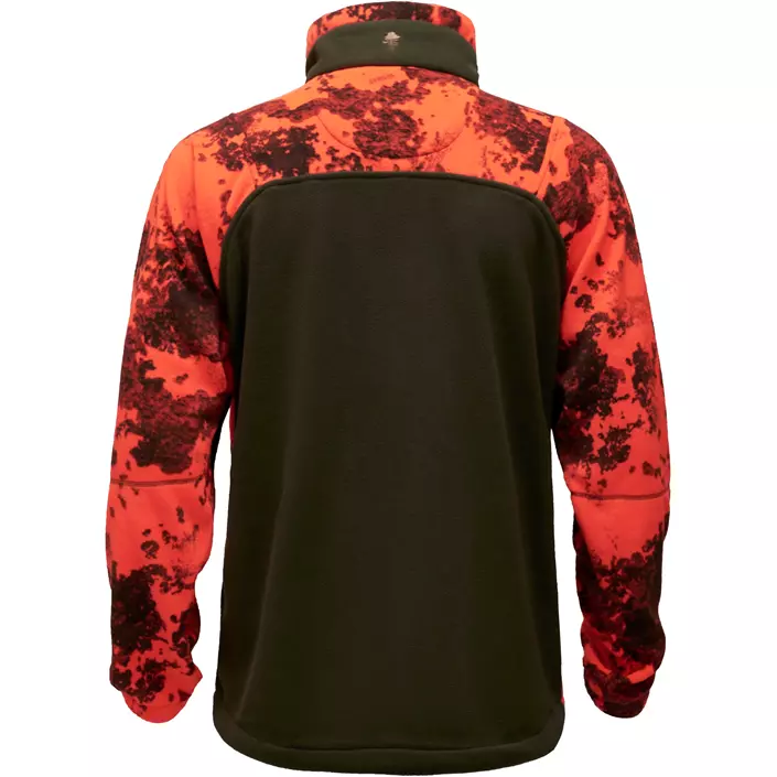 Pinewood Oviken fleecejakke, Strata Blaze/Hunting Green, large image number 2