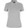 ID dame Pique Polo T-shirt med stretch, Grå Melange, Grå Melange, swatch