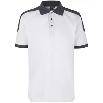 ID Pro Wear kontrast Polo T-shirt, Hvid