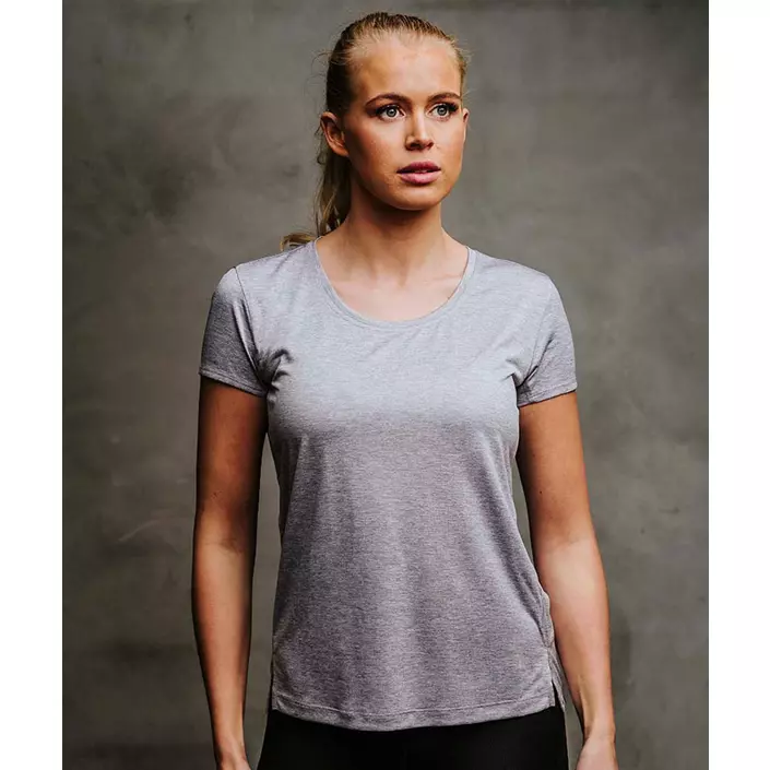 NYXX Eaze dame Pro-dry T-skjorte, Grå Melange, large image number 1