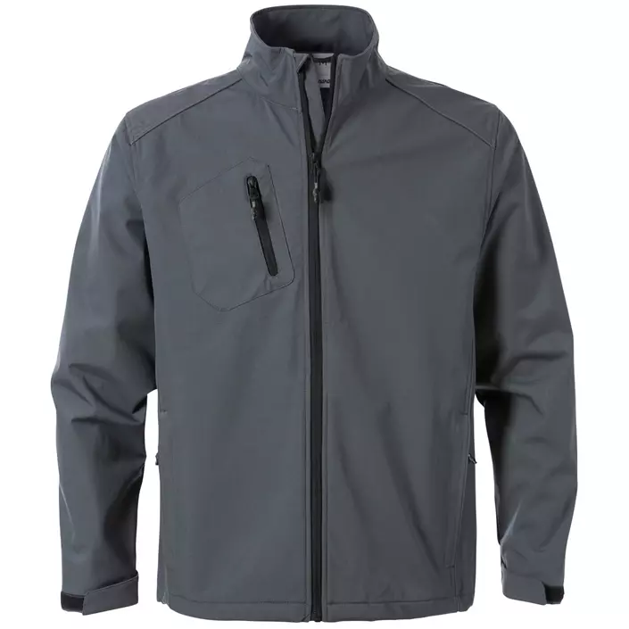 Fristads softshell jacket, Dark Grey, large image number 0