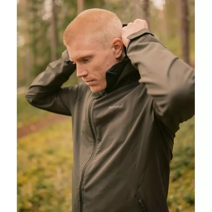 Pinewood Trail stretch jakke, Mørkegrøn, large image number 8