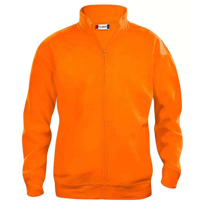 Clique Basic Cardigan barne sweatshirt, Hi-vis Orange, large image number 0