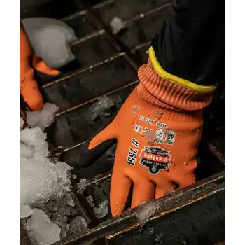 Ergodyne ProFlex 7551 vinterhandskar med skärskydd Cut E, Black/Orange
