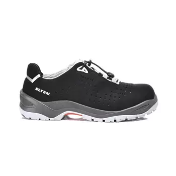 Elten Impulse grey low safety shoes S1, Black