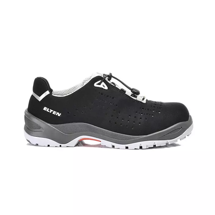 Elten Impulse grey low safety shoes S1, Black, large image number 1