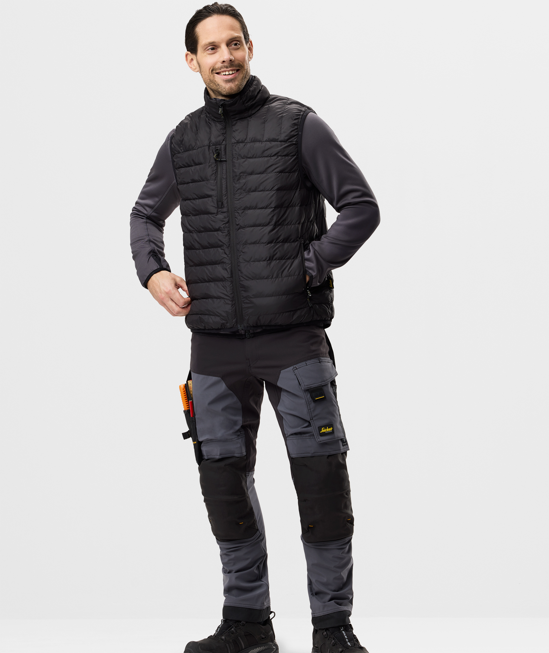 Snickers&nbsp;AllroundWork quilted vest 4502, Black, large image number 1