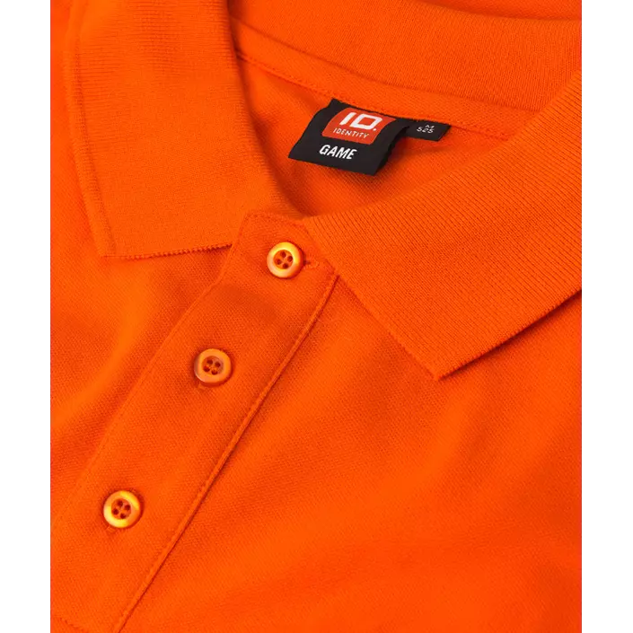 ID Stretch Polo T-shirt, Orange, large image number 3
