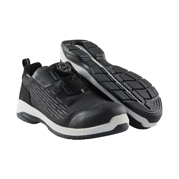 Blåkläder Cradle safety shoes S1P, Black/Medium grey, large image number 1