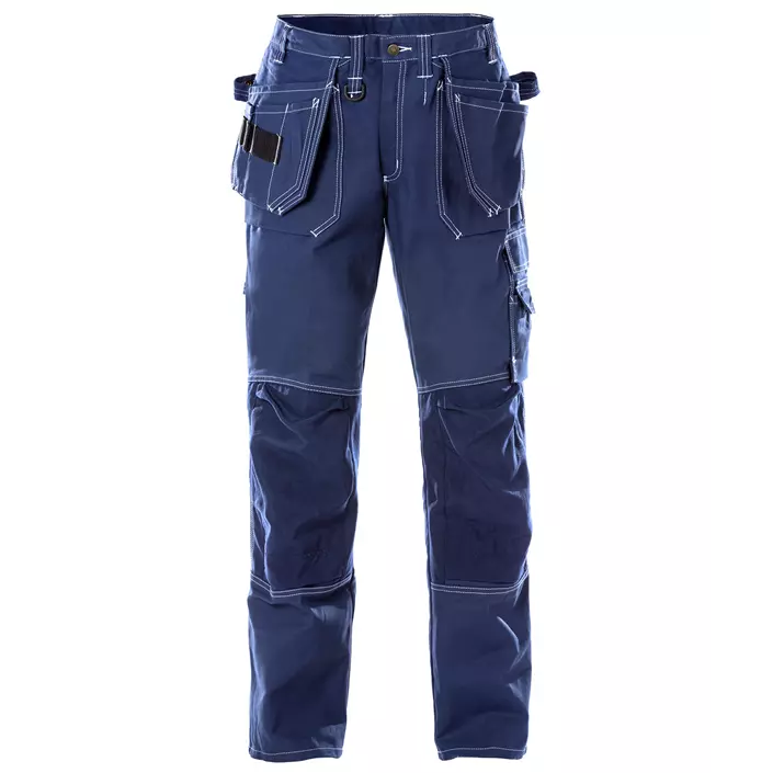Fristads women's craftsman trousers 253K, Blue, large image number 0
