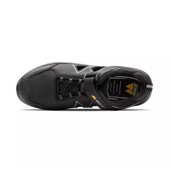 Monitor Radar safety sandals S1P, Black, large image number 2