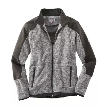 Terrax knitted fleece jacket, Grey/Black