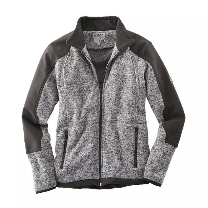Terrax knitted fleece jacket, Grey/Black, large image number 0