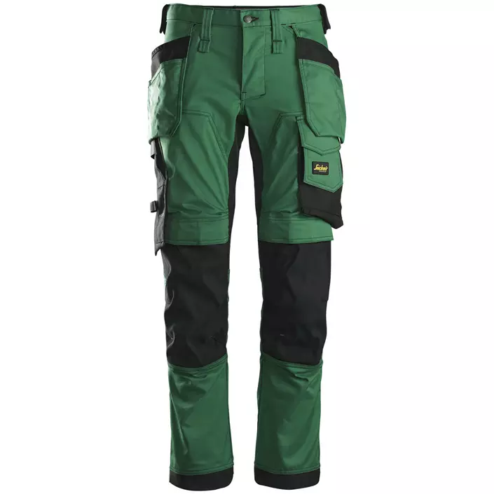 Snickers AllroundWork craftsman trousers 6241, Forest green/black, large image number 0