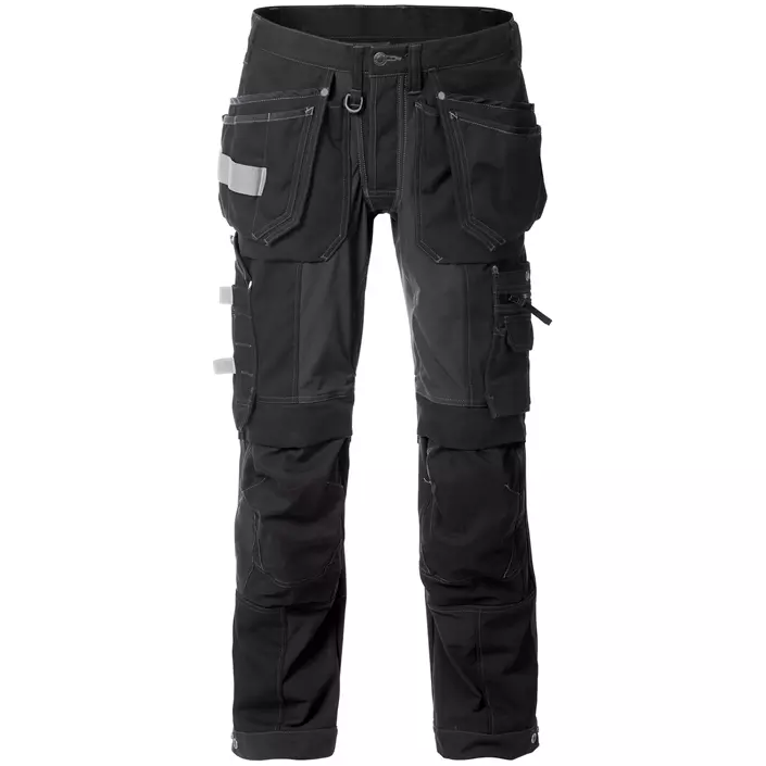 Fristads Gen Y craftsman trousers with stretch 2530 CYD, Black, large image number 0