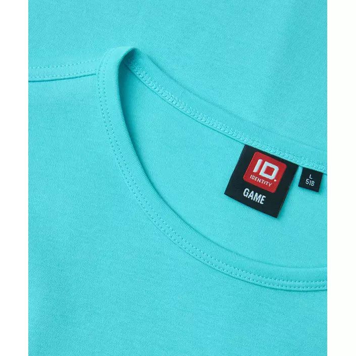 ID Interlock langermet T-skjorte, Mint, large image number 4