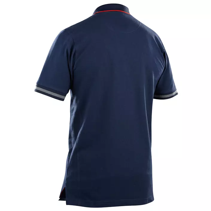 Blåkläder Unite Poloshirt, Marine/Rot, large image number 1