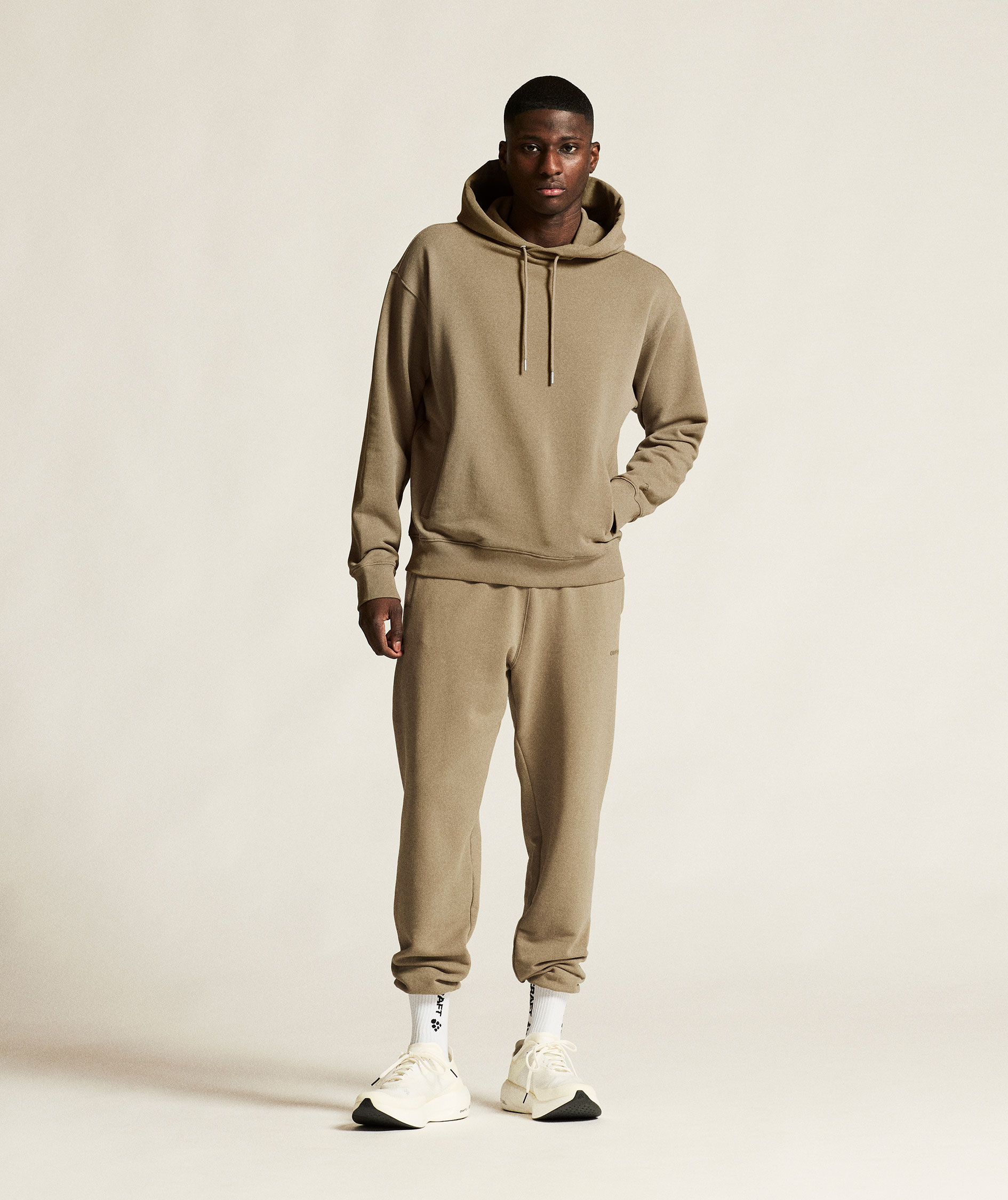 Craft Frequent hoodie, Taupe, large image number 7