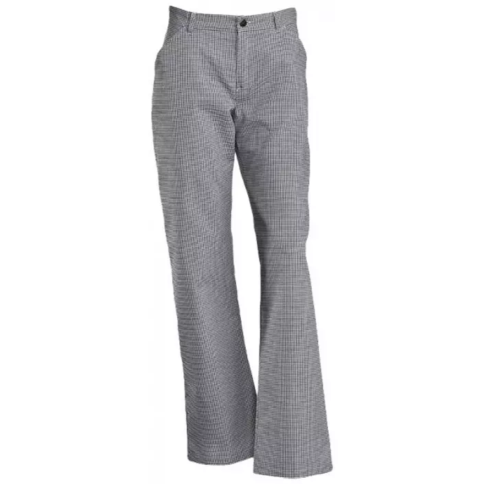 Nybo Workwear Fandango women's chefs trousers, Pepita Checkered Black/White, large image number 0