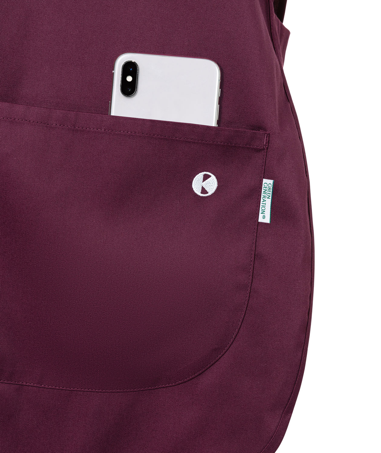 Karlowsky Essential Sandwich Sch&uuml;rze, Aubergine, large image number 4