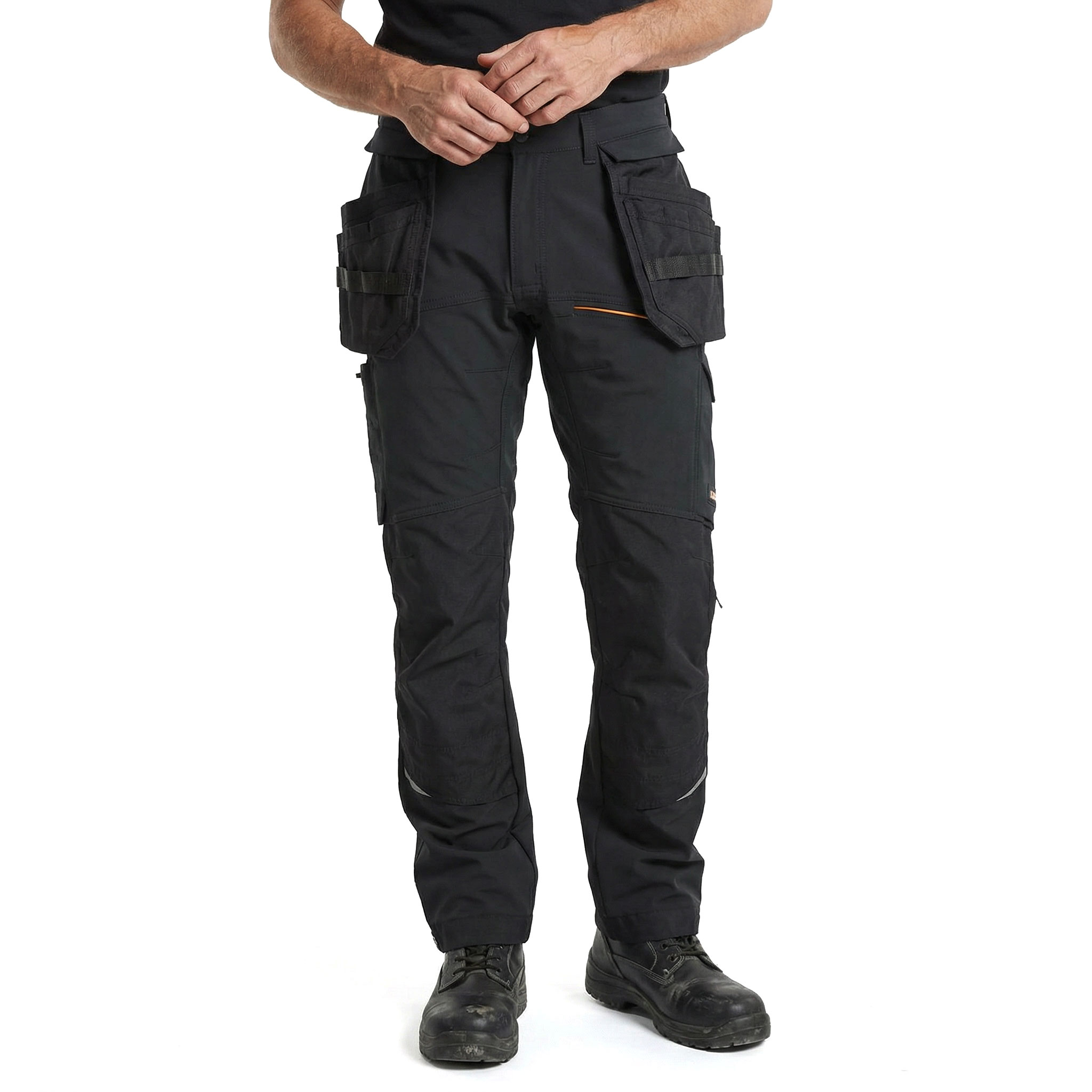Kansas Evolve craftsman trousers Full stretch, Black, large image number 2