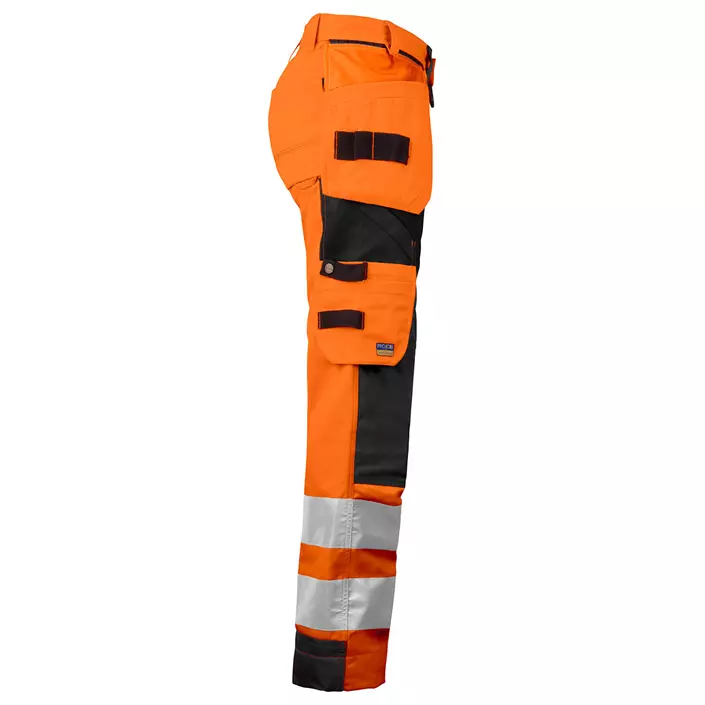 ProJob Damen Handwerkerhose, Hi-Vis Orange/Schwarz, large image number 3
