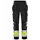Fristads Green craftsman trousers 2640 GPLU, Black/Hi-Vis Yellow, Black/Hi-Vis Yellow, swatch