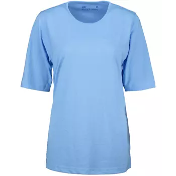 Jyden Workwear dame T-skjorte med 3/4-ermer, Bright light blue