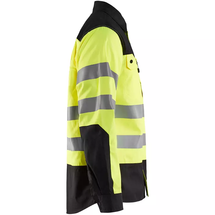 Blåkläder work shirt, Hi-vis Yellow/Black, large image number 3