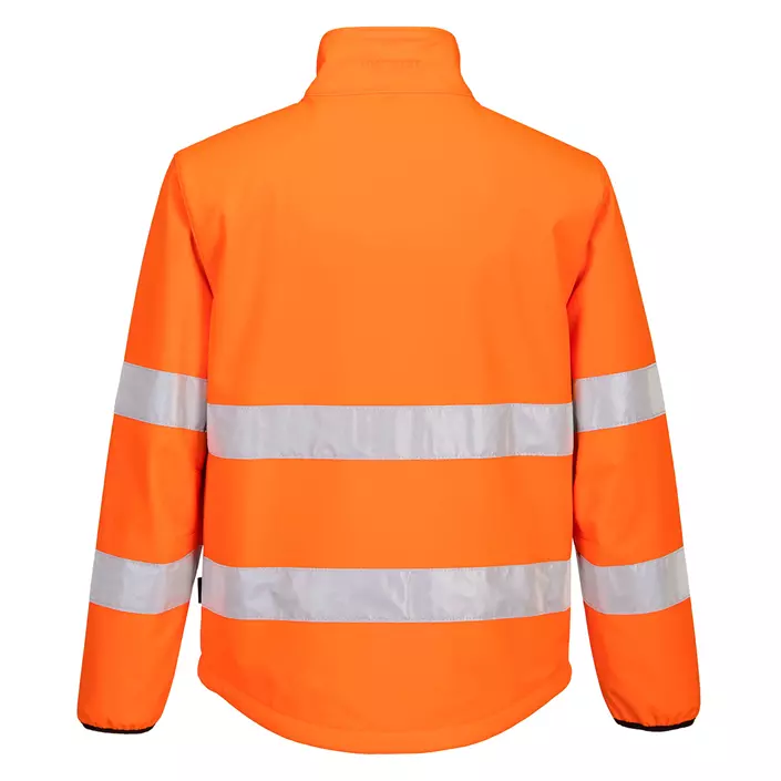 Portwest PW2 softshell jacket, Hi-Vis Orange/Black, large image number 1