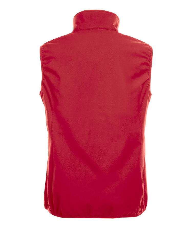 Clique Basic women's softshell vest, Red