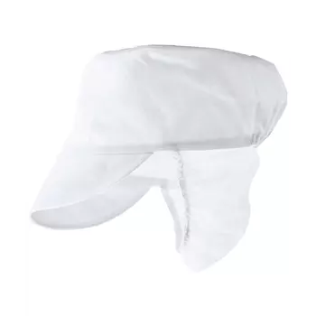 Portwest cap with hairnet, White