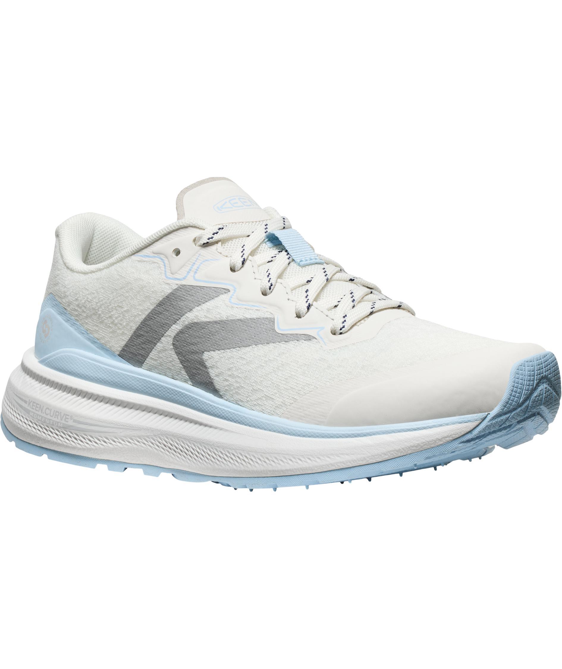 Keen WK500 women's hiking shoes, Star white/skyway, large image number 2