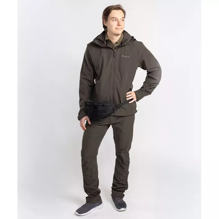 Pinewood Trail stretch jakke, Mørkegrøn, large image number 1