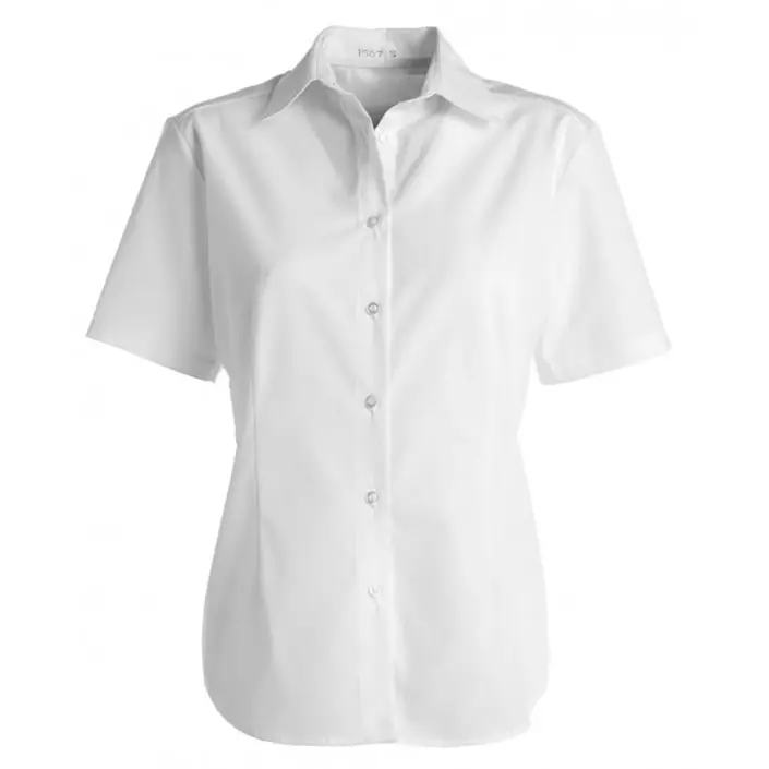 Kentaur modern fit short-sleeved women's shirt, White, large image number 0