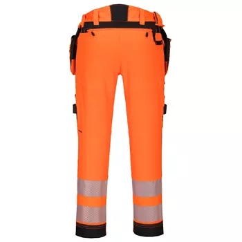 Portwest DX4 Handwerkerhose full stretch, Hi-Vis Orange/Schwarz