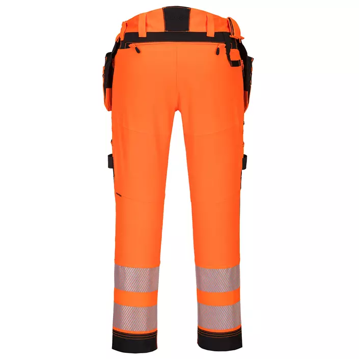 Portwest DX4 craftsmens trousers full stretch, Hi-Vis Orange/Black, large image number 1