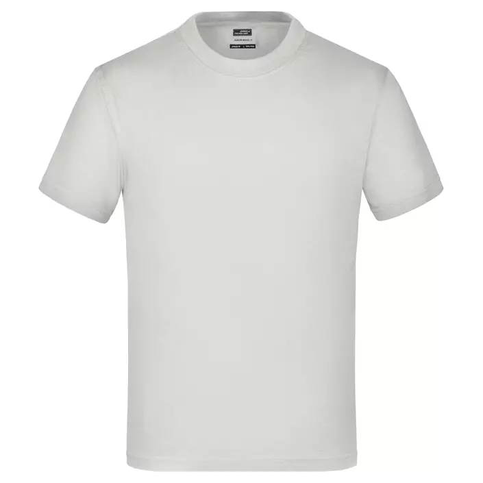 James & Nicholson Junior Basic-T T-shirt for barn, Light-Grey, large image number 0