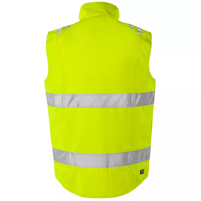 Fristads Green work vest 5067 GPLU, Hi-Vis Yellow, large image number 2