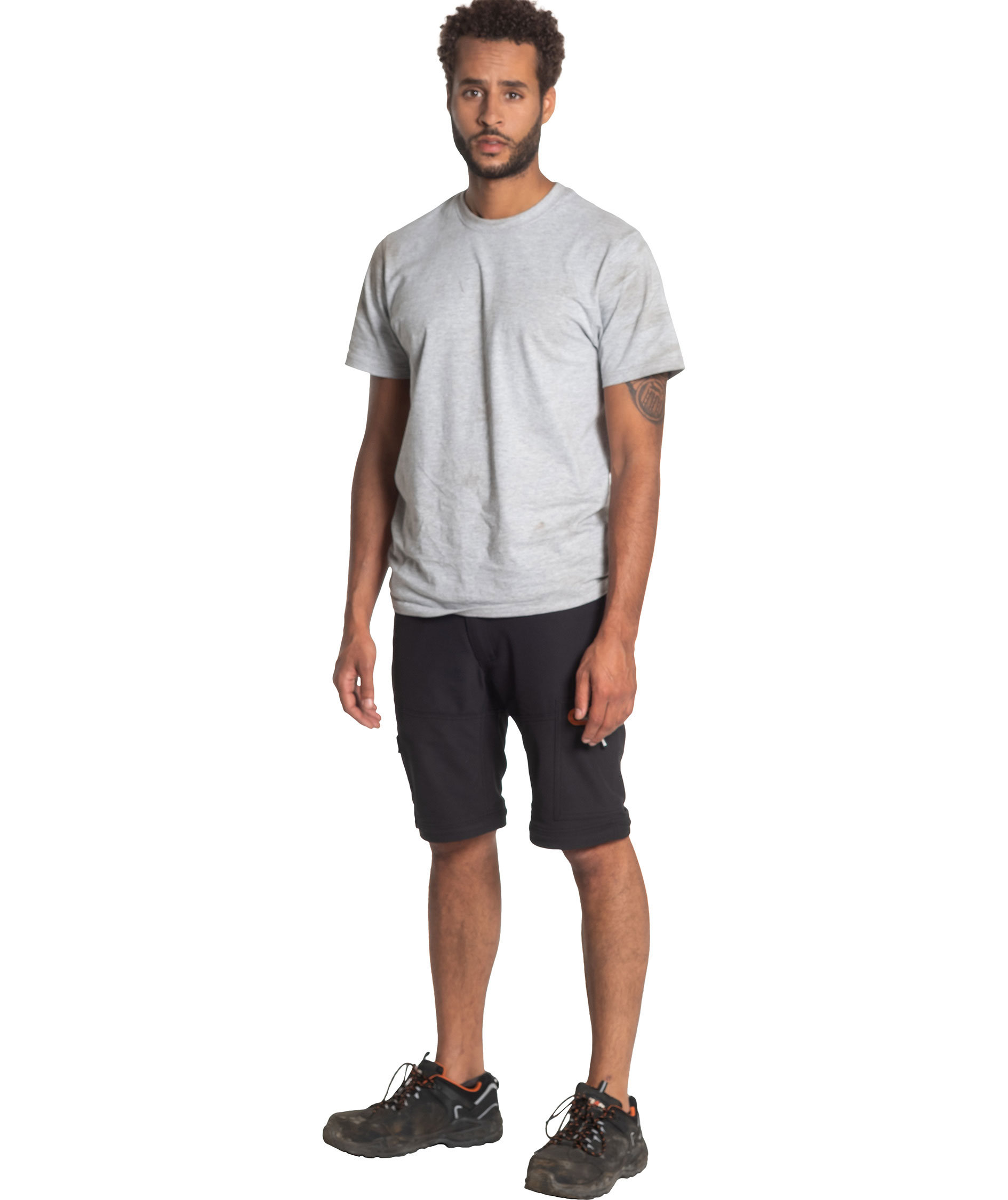 HEROCK Tornado Zip-off service trousers, Black, large image number 5