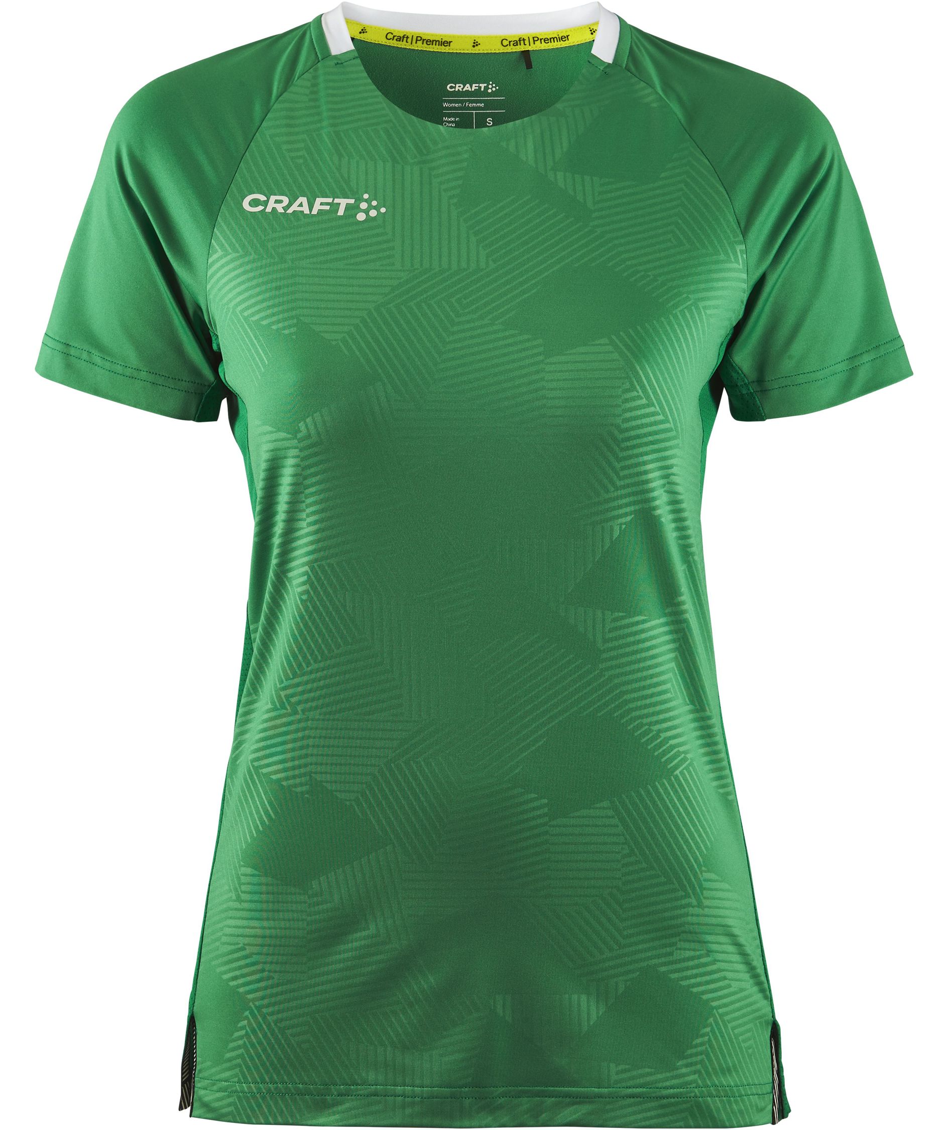 Craft Premier Solid Jersey dame T-shirt, Team green, Team green, swatch