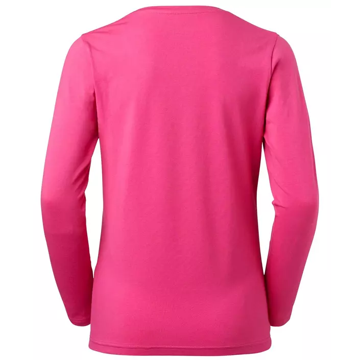 South West Lily organic long-sleeved women's T-shirt, Cerise, large image number 2