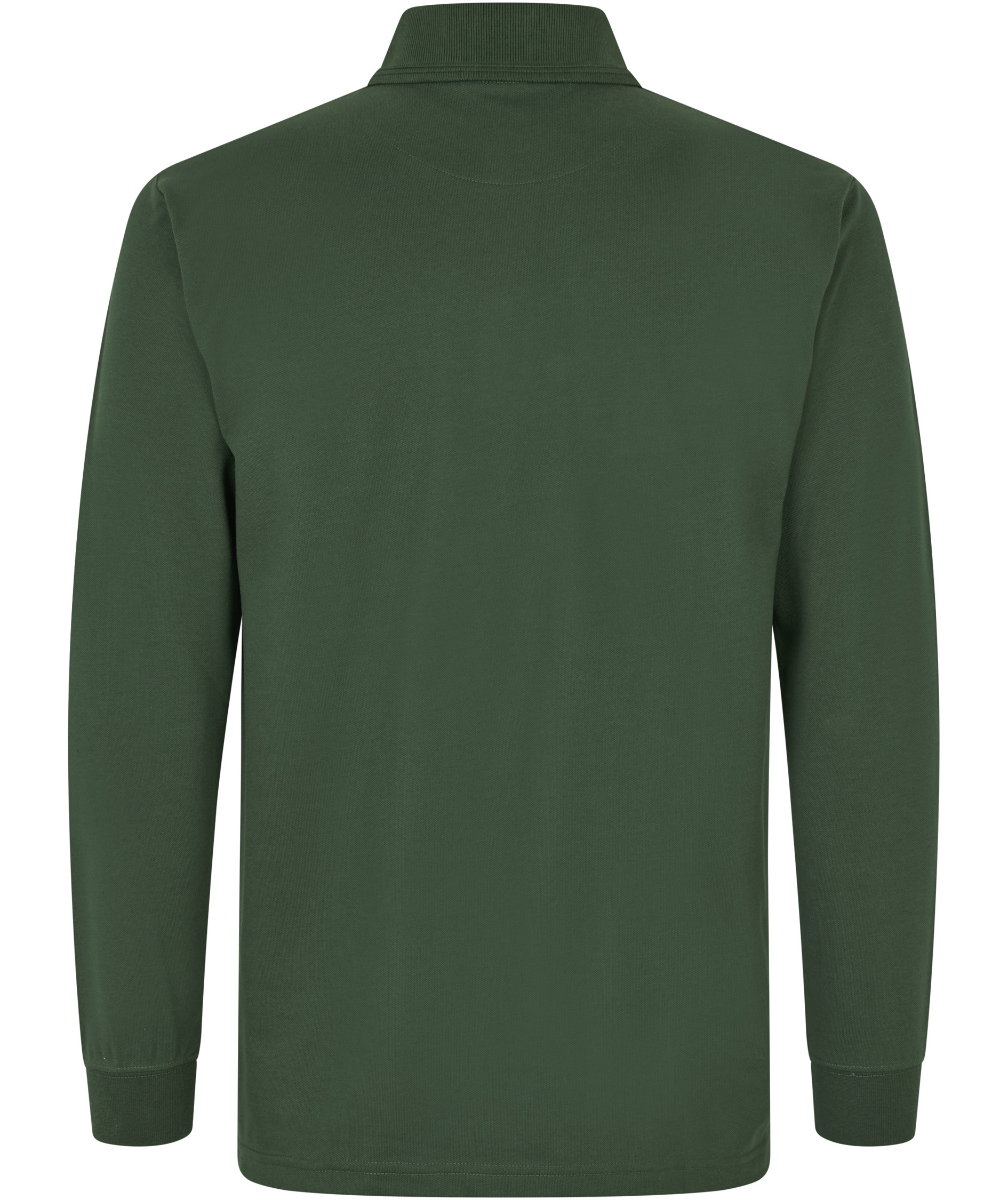 ID PRO Wear lang&aelig;rmet Polo T-shirt, Flaskegr&oslash;n, large image number 1