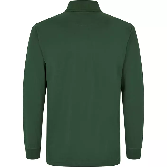ID PRO Wear langärmliges Poloshirt, Flaschengrün, large image number 1